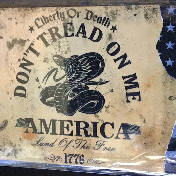 Other - Decorative License Plate- Don’t Tread On Me 1776 America Land Of The Fre…